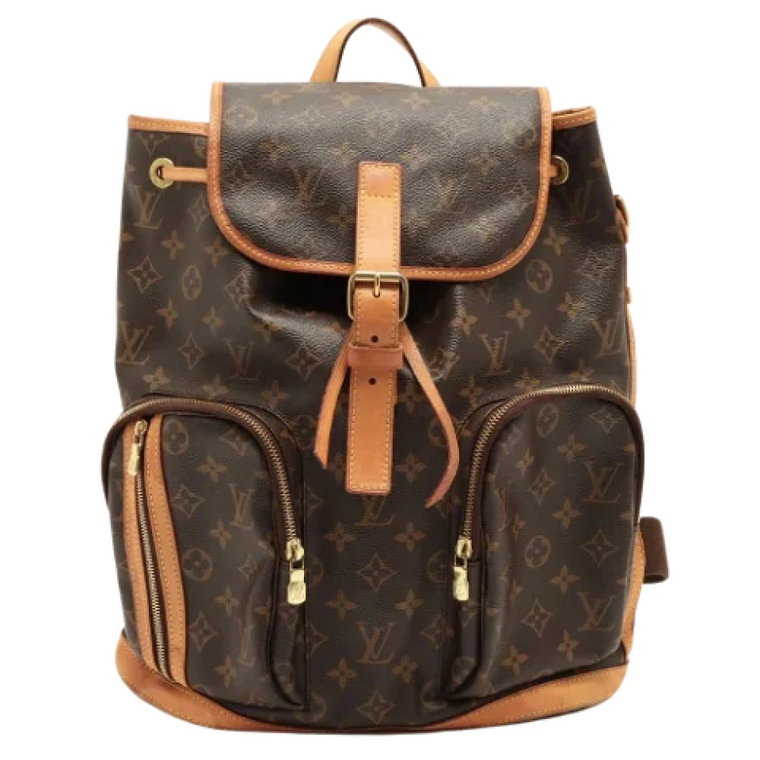 Używany Brązowy Materiałowy Plecak Louis Vuitton Bosporos Louis Vuitton Vintage