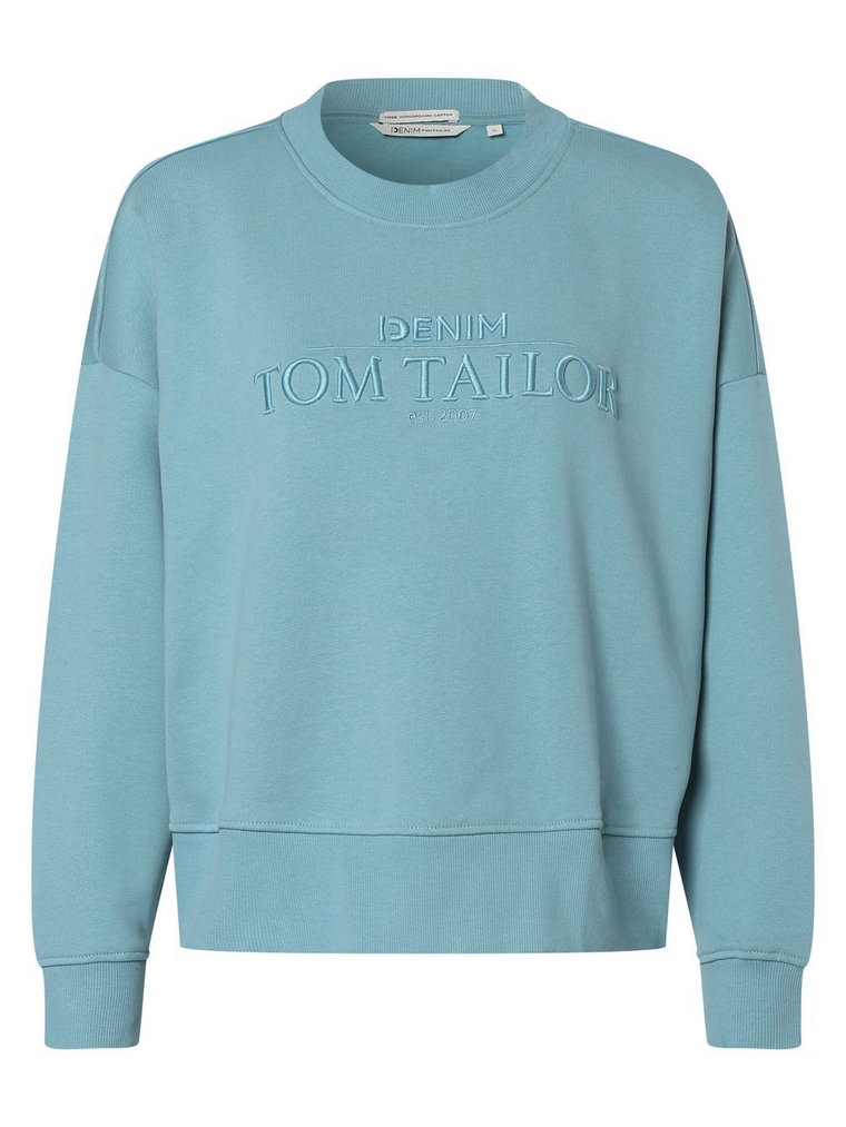 Tom Tailor Denim - Damska bluza nierozpinana, niebieski