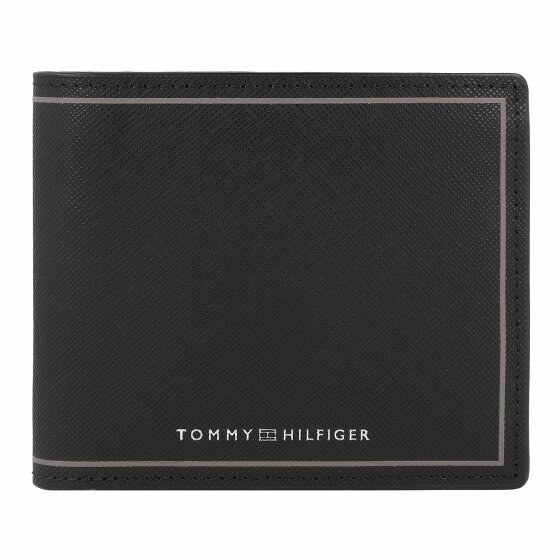 Tommy Hilfiger TH Saffiano Portfel Skórzany 11.5 cm black