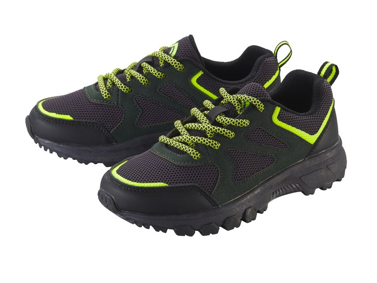 CRIVIT Buty dziecięce outdoorowe (Czarny/ zielony, 32)