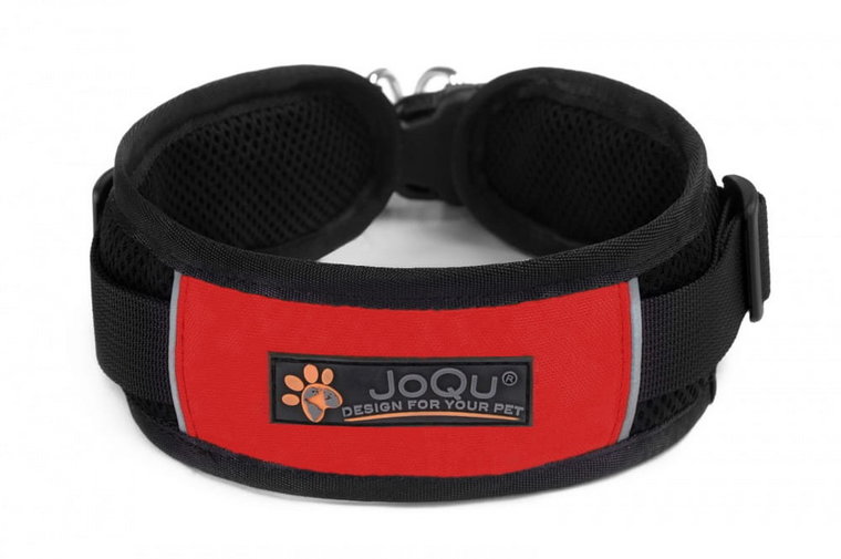 Szeroka obroża dla psa JoQu Extreme Collar czerwona M (45-55 cm)