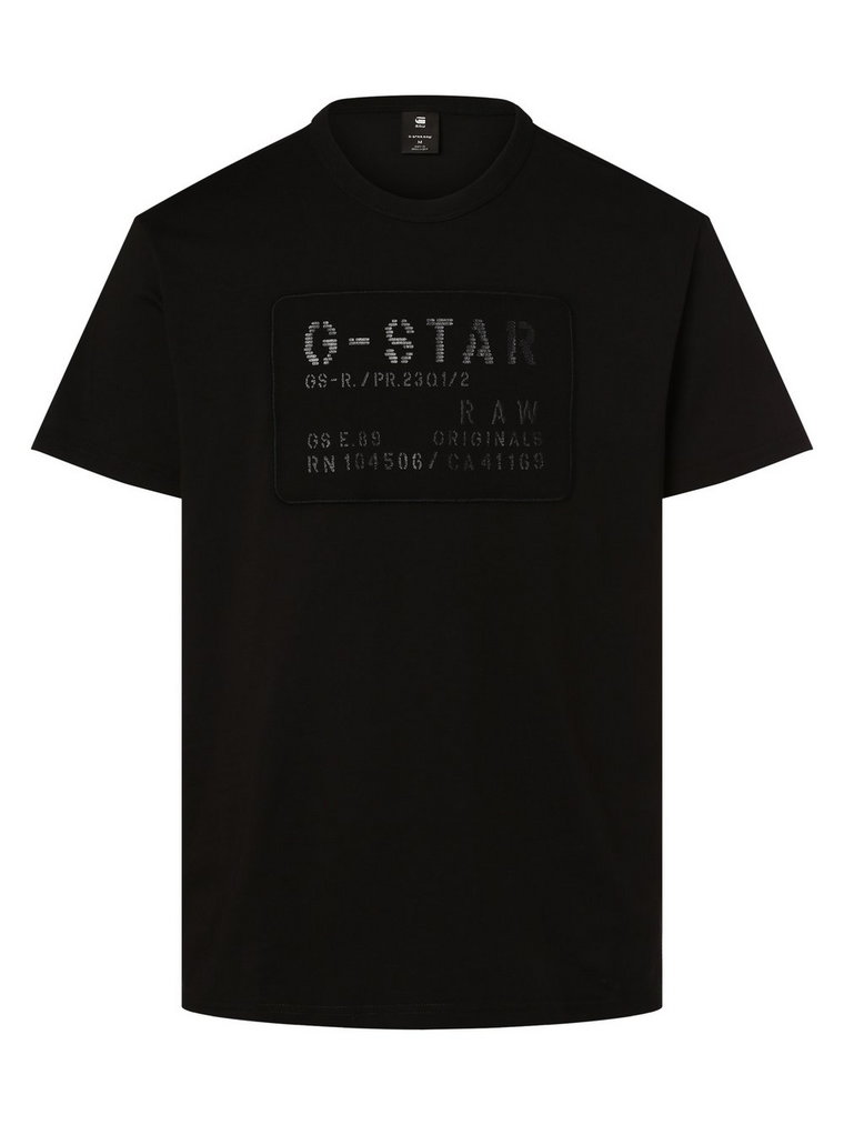 G-Star RAW - T-shirt męski, czarny