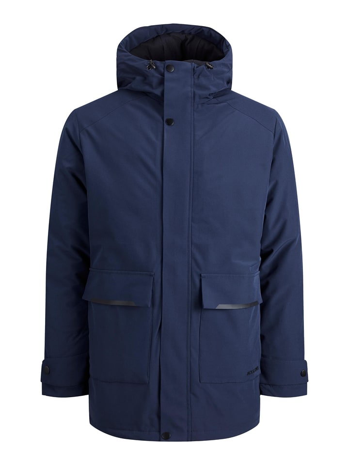 Jack & Jones Parka "Etiko" w kolorze granatowym