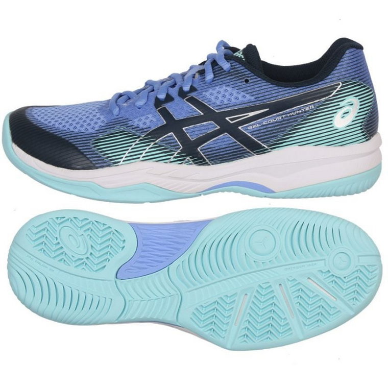 Buty do siatkówki Asics Gel-Court Hunter 2 W 1072A065 403 niebieskie niebieskie