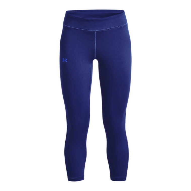 Dziewczęce legginsy treningowe UNDER ARMOUR Motion Solid Crop - niebieskie