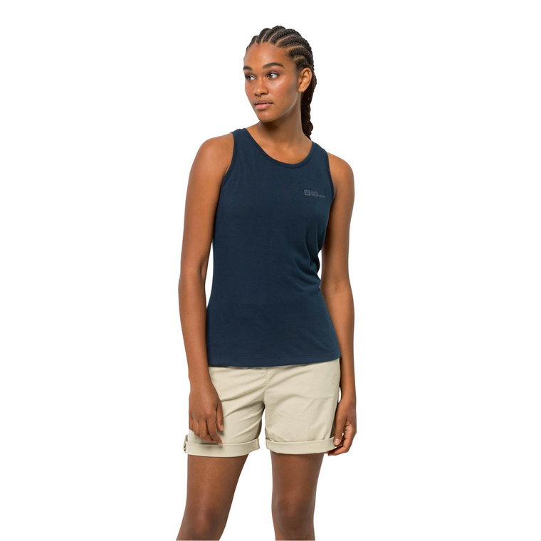 Damski top Jack Wolfskin RELIEF TANKTOP W night blue - S