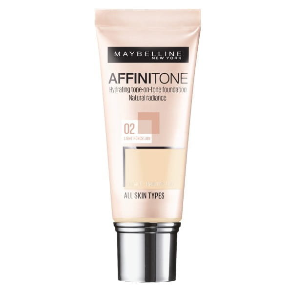 Maybelline Affinitone Foundation nawilżający podkład 02 Light Porcelain 30ml