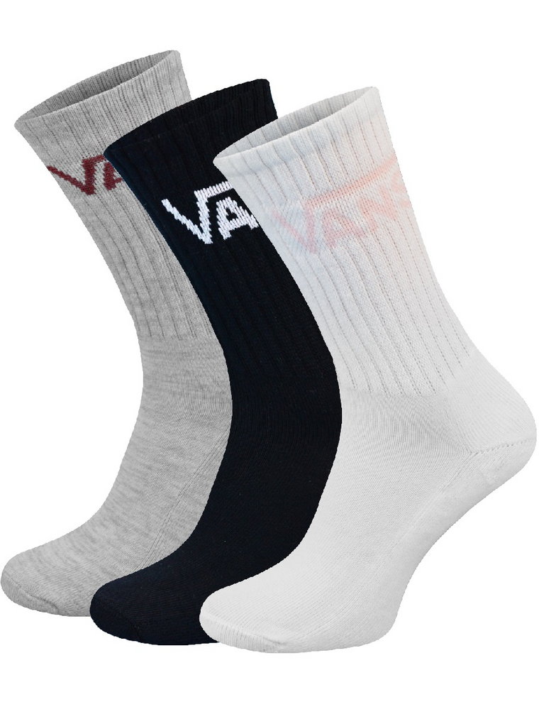 Zestaw wysokich skarpet VANS CLASSIC CREW SOCKS damski 3PACK