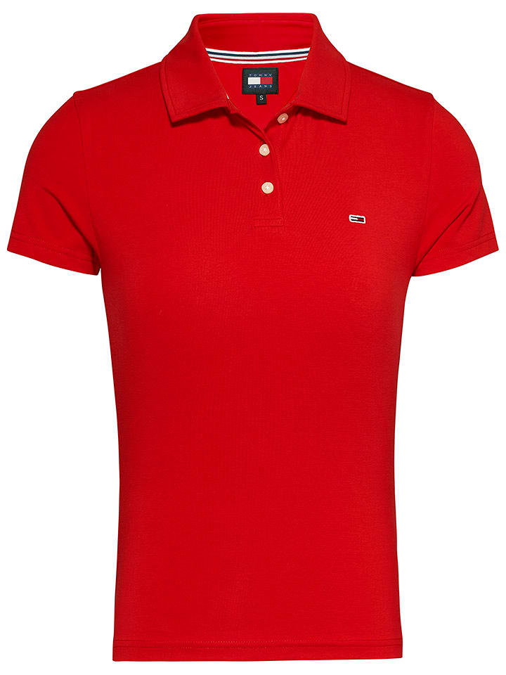 Tommy Hilfiger Koszulka polo w kolorze czerwonym