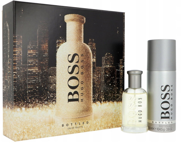 Zestaw prezentowy męski Hugo Boss Bottled (3616303428426/3616302764341). Perfumy męskie