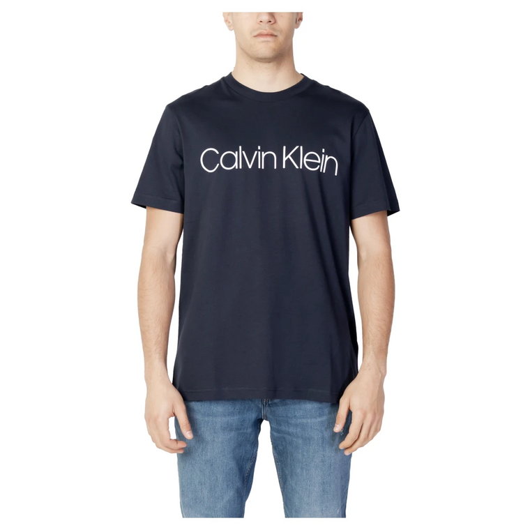Bawełniana Koszulka z Logo Calvin Klein