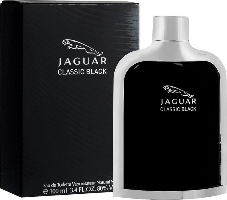 Woda toaletowa męska Jaguar Classic Black Eau de Toilette 100 ml (3562700373145). Perfumy męskie