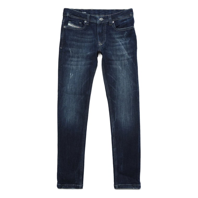 Jeans 1979 Sleenker skinny faded jeans z przetarciami Diesel