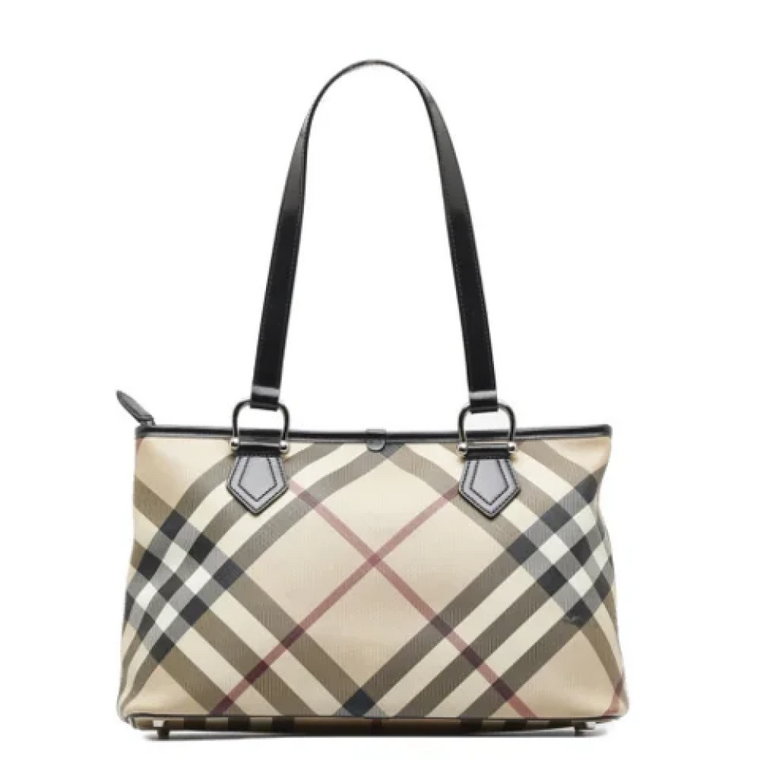 Pre-owned Canvas handbags Burberry Vintage