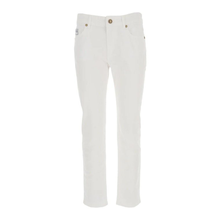 Melissa Slim-Fit Jeans w Białym Kolorze Versace Jeans Couture