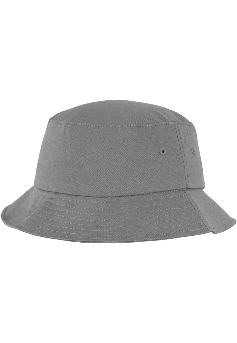 Czapka Z Daszkiem  Bucket Hat Szara Flexfit 5003 Cotton