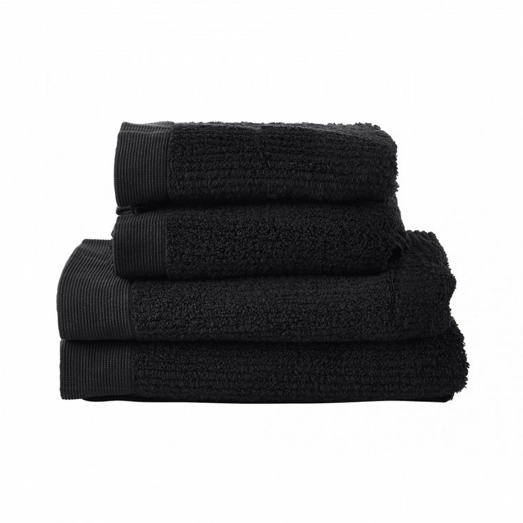 Zestaw ręczników łazienkowych 4 sztuki classic black 330846 kod: 330846