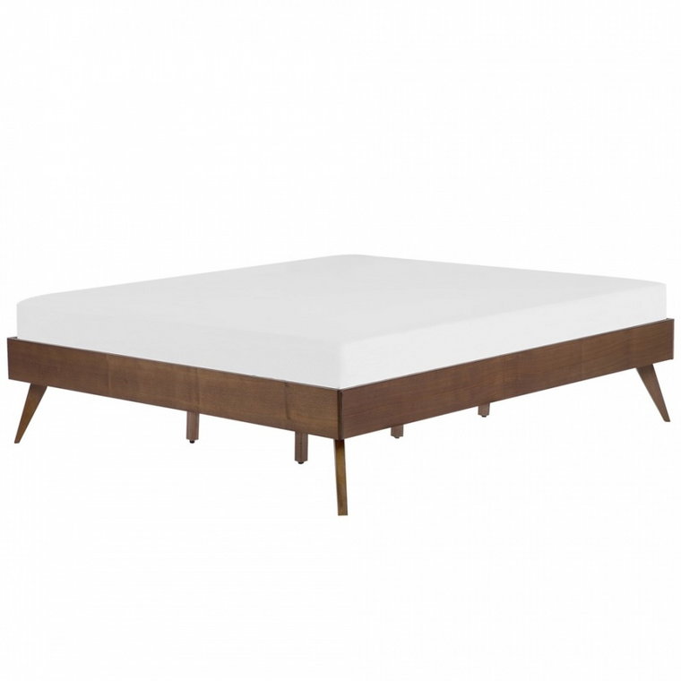 Łóżko drewniane 180 x 200 cm ciemne BERRIC kod: 4260624119106