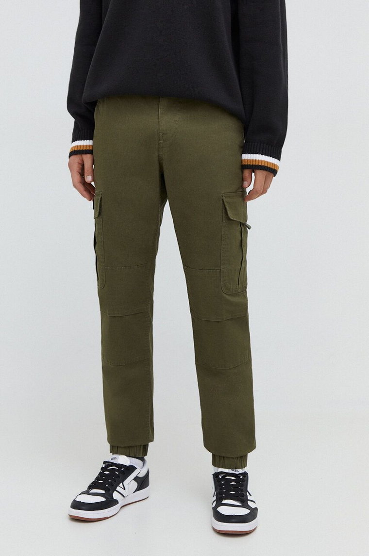 Tommy Jeans spodnie męskie kolor zielony