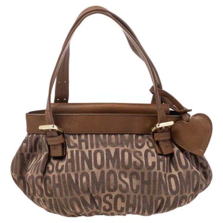 Pre-owned Canvas shoulder-bags Moschino Pre-Owned