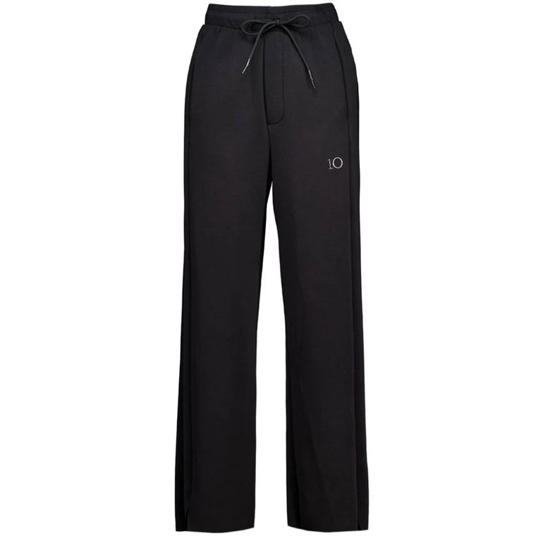 Soft Wide Leg Jogger - Czarny 10Days