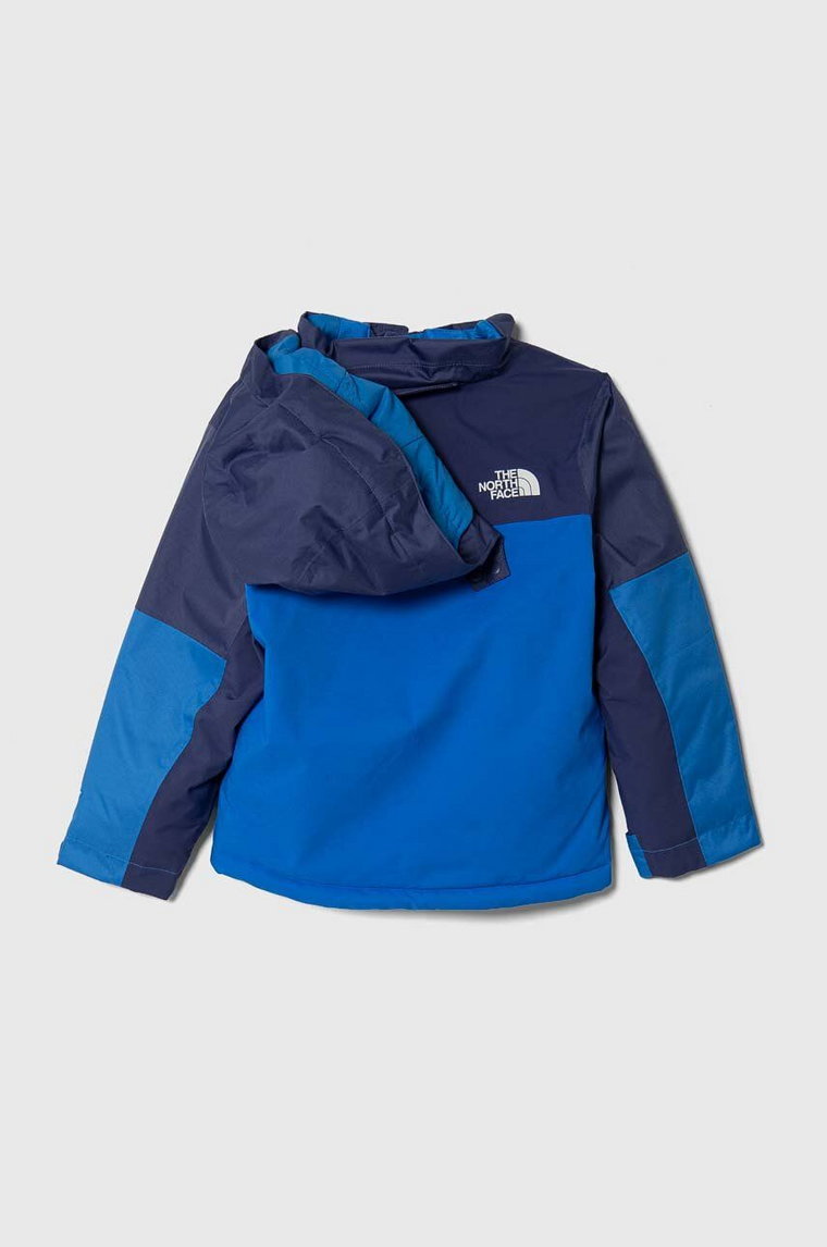 The North Face kurtka narciarska dziecięca B FREEDOM EXTREME INSULATED JACKET kolor niebieski