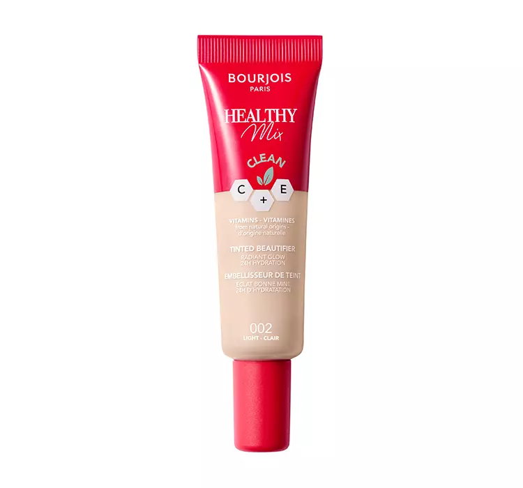 BOURJOIS HEALTHY MIX CLEAN NAWILŻAJĄCY KREM TONUJĄCY 002 LIGHT 30ML