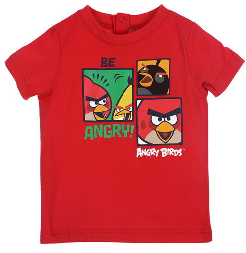 Koszulka niemowlęca Angry Birds, Go Angry!!! rozmiar 86 cm