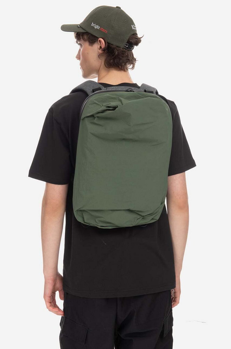Cote&Ciel plecak kolor zielony duży gładki 29015-ZIELONY