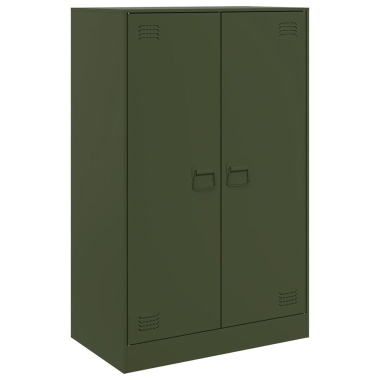 Szafka z drzwiczkami Olive Green 67x39x107 cm