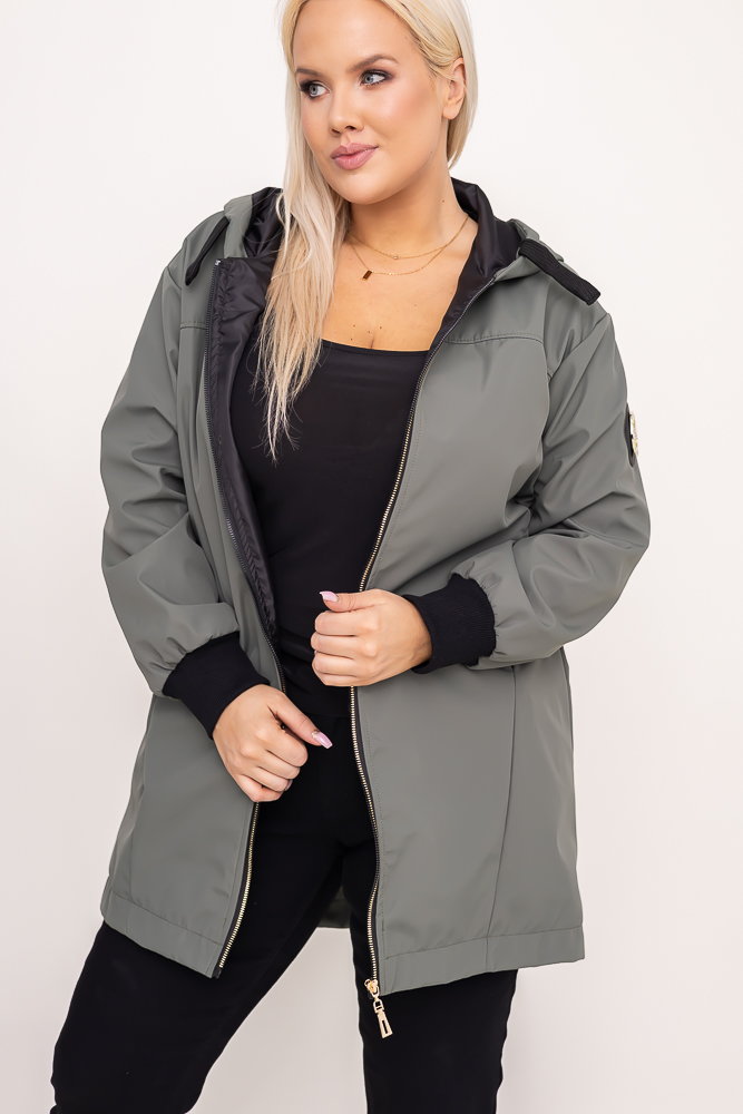 Khaki Kurtka parka AVEGI