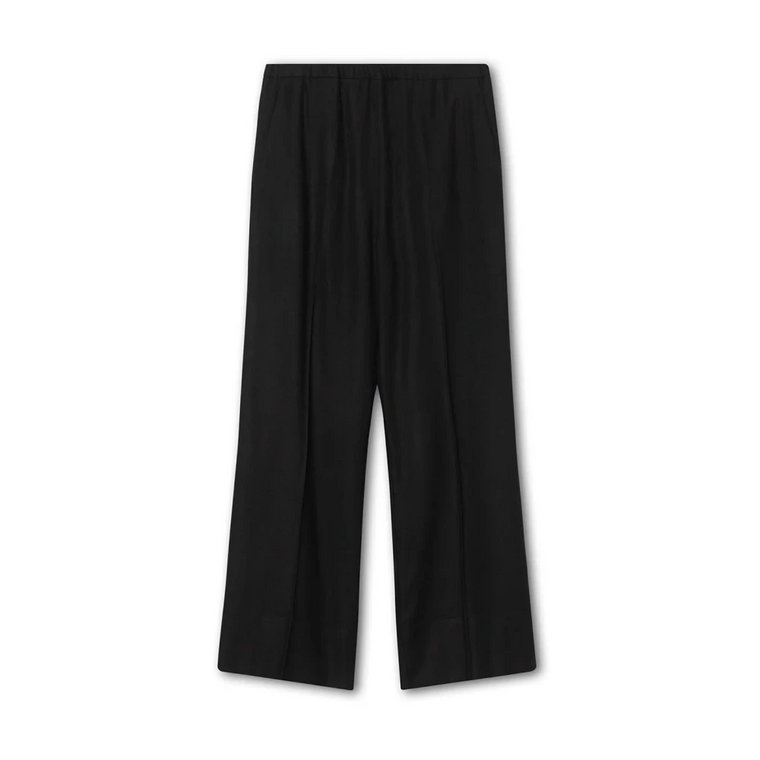Czarne Spodnie Lulu - Cool i Casualowe Graumann