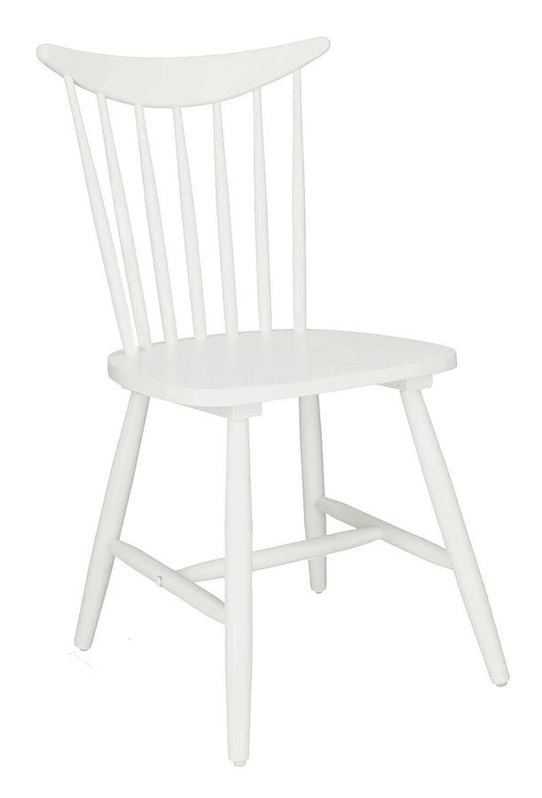 Białe skandynawskie krzesło patyczak - Norto 4X