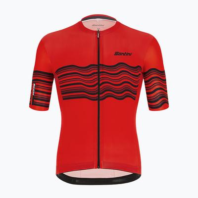 Koszulka rowerowa męska Santini Tono Profilo czerwona 2S94075TONOPROFRSS | WYSYŁKA W 24H | 30 DNI NA ZWROT