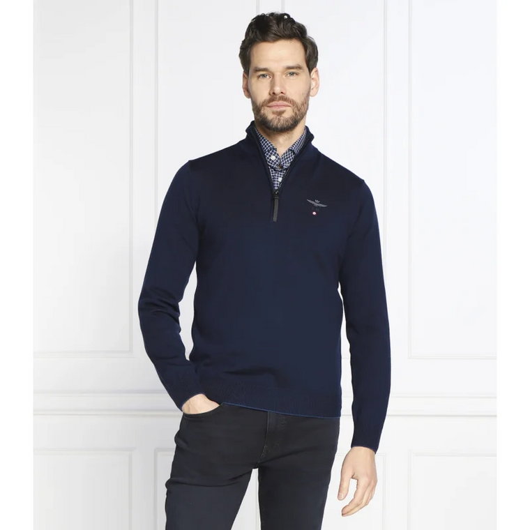 Aeronautica Militare Wełniany sweter | Slim Fit