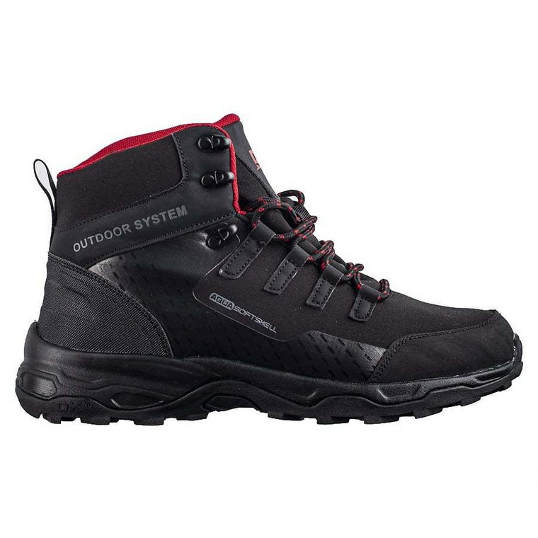 Wysokie męskie buty trekkingowe DK Outdoor czarne