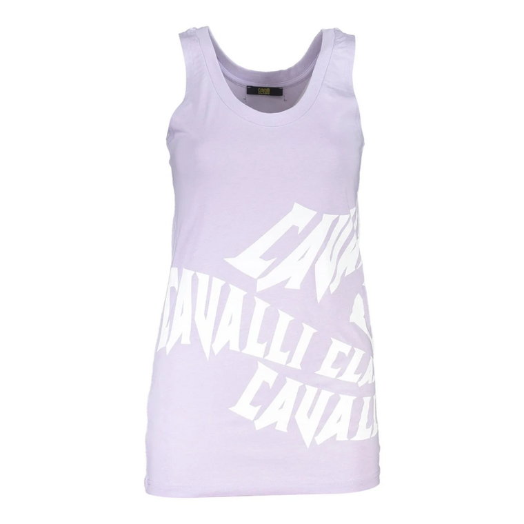 Stylowy Top z Logo dla Kobiet Cavalli Class