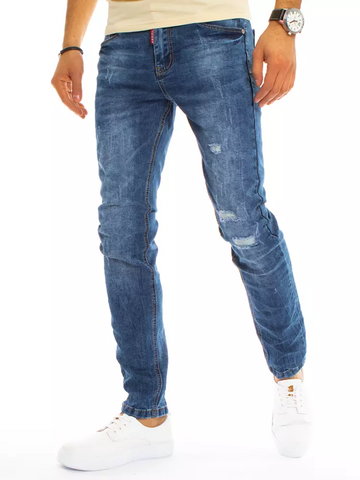 Spodnie męskie jeansowe niebieskie Dstreet UX3208