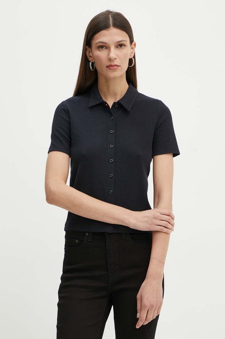 Levi's polo damski kolor czarny A9342