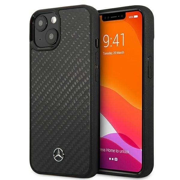 Mercedes MEHCP13SRCABK iPhone 13 mini 5,4" czarny/black carbon hardcase Dynamic Line