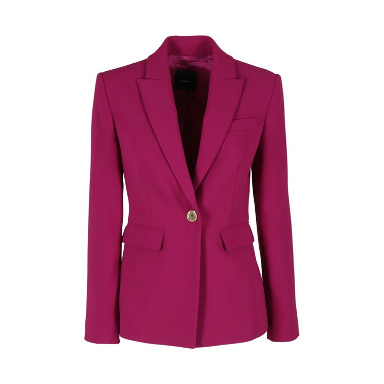 Stretch Crepe Blazer Pinko