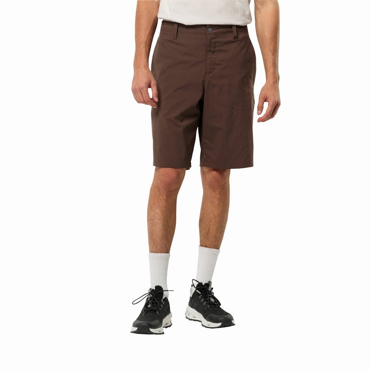 Krótkie spodenki męskie Jack Wolfskin DESERT SHORTS M dark mahogany - 46