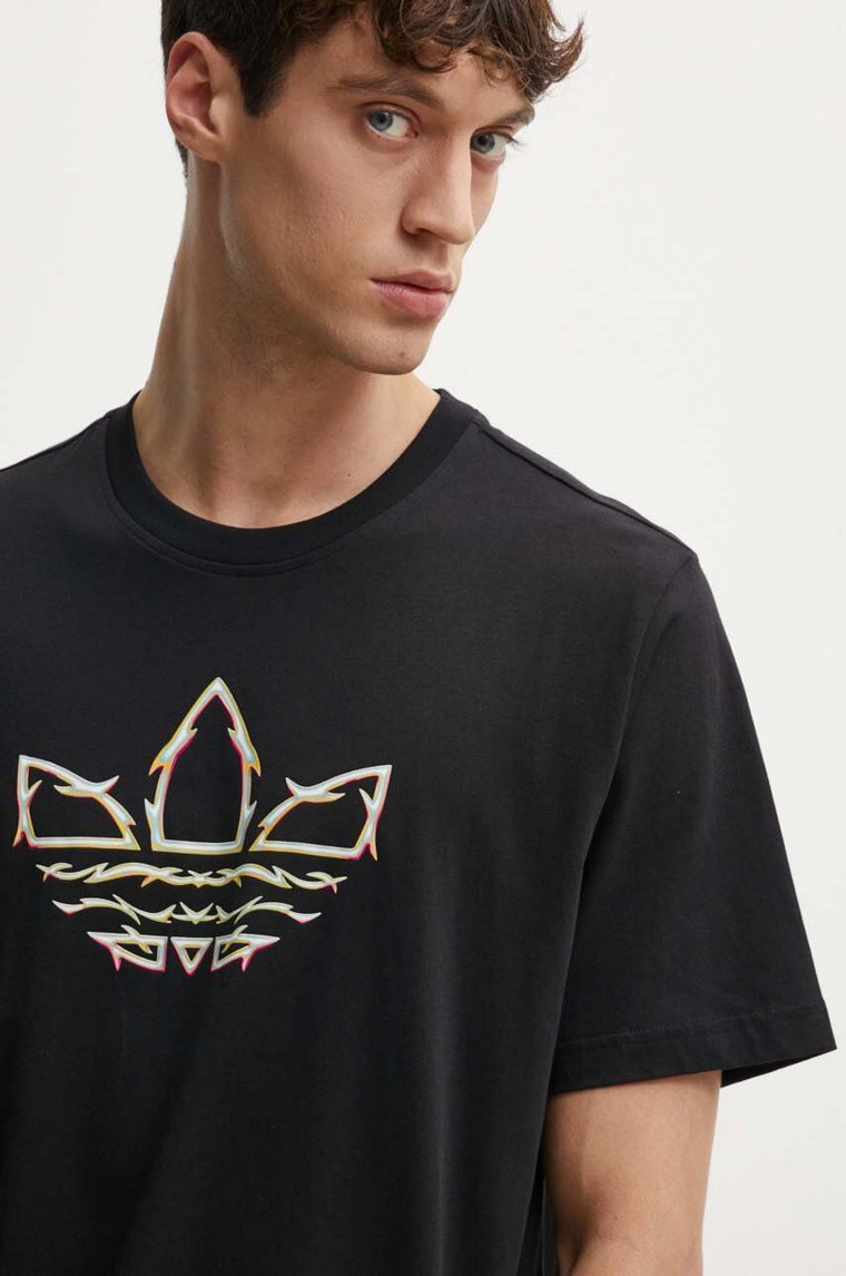 adidas Originals t-shirt bawełniany Pride x Pabllo Vittar męski kolor czarny z nadrukiem IZ4896