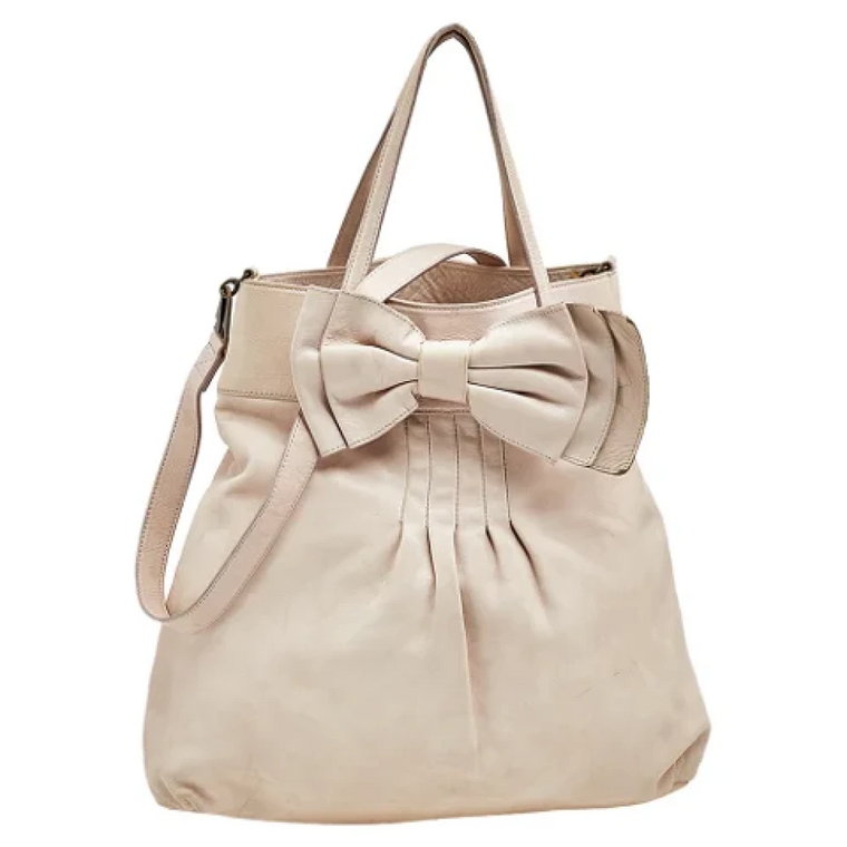 Pre-owned Leather totes Valentino Vintage