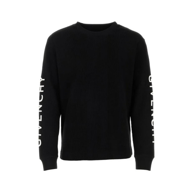 Stylowy czarny sweter z podpisem Givenchy Givenchy