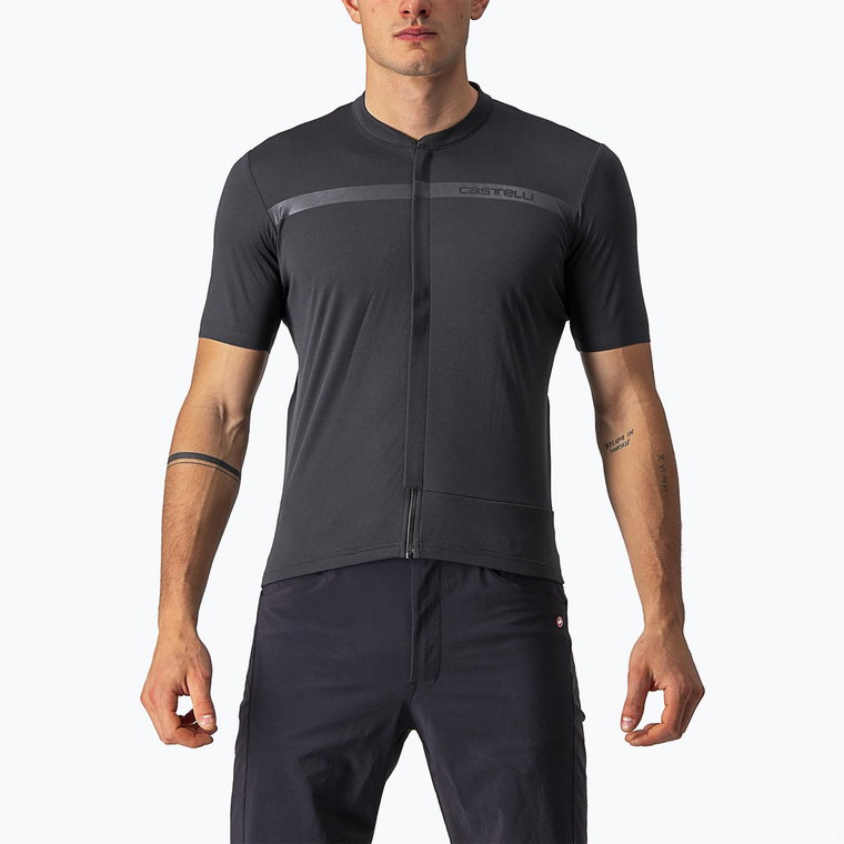 Koszulka rowerowa męska Castelli Unlimited Allroad dark gray