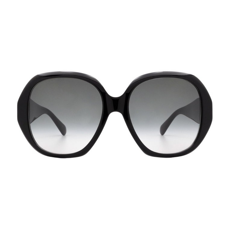 Stylowe okulary przeciwsłoneczne z unikalnym wielokolorowym nadrukiem Gucci