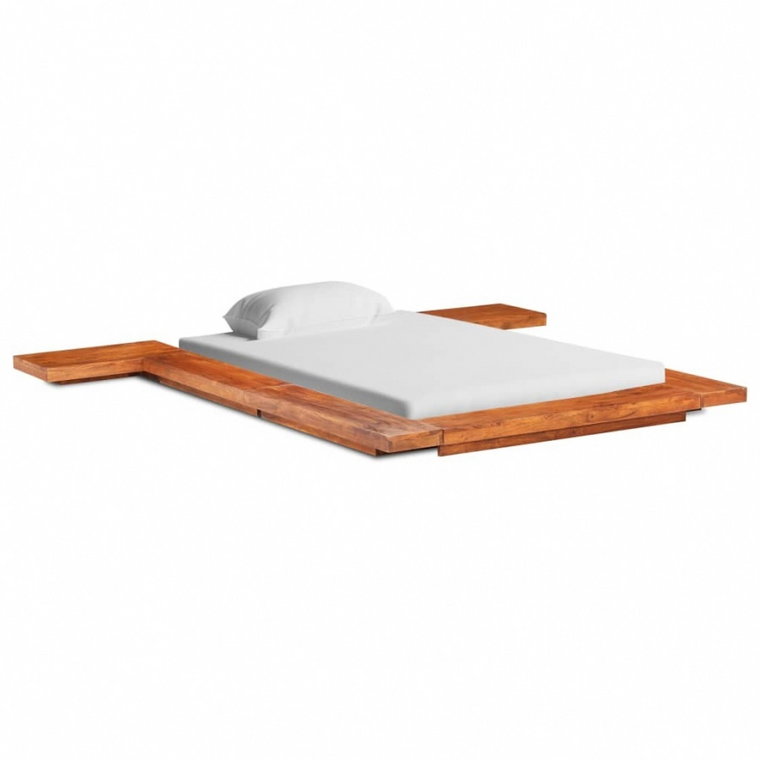 Rama łóżka futon w japońskim stylu, drewno akacjowe, 100x200 cm kod: V-3056420