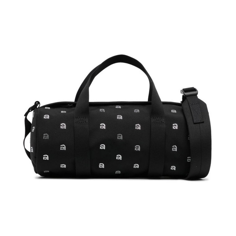 Monogram Mini Duffle Bag Czarny Alexander Wang