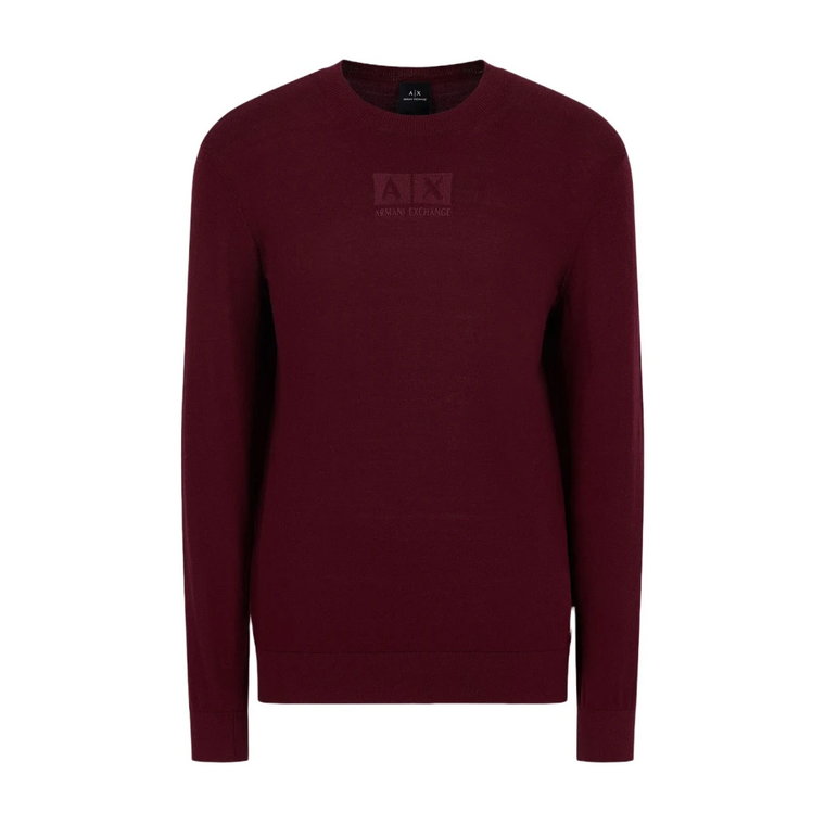 Swetry Bordeaux - Stylowe i Wygodne Armani Exchange